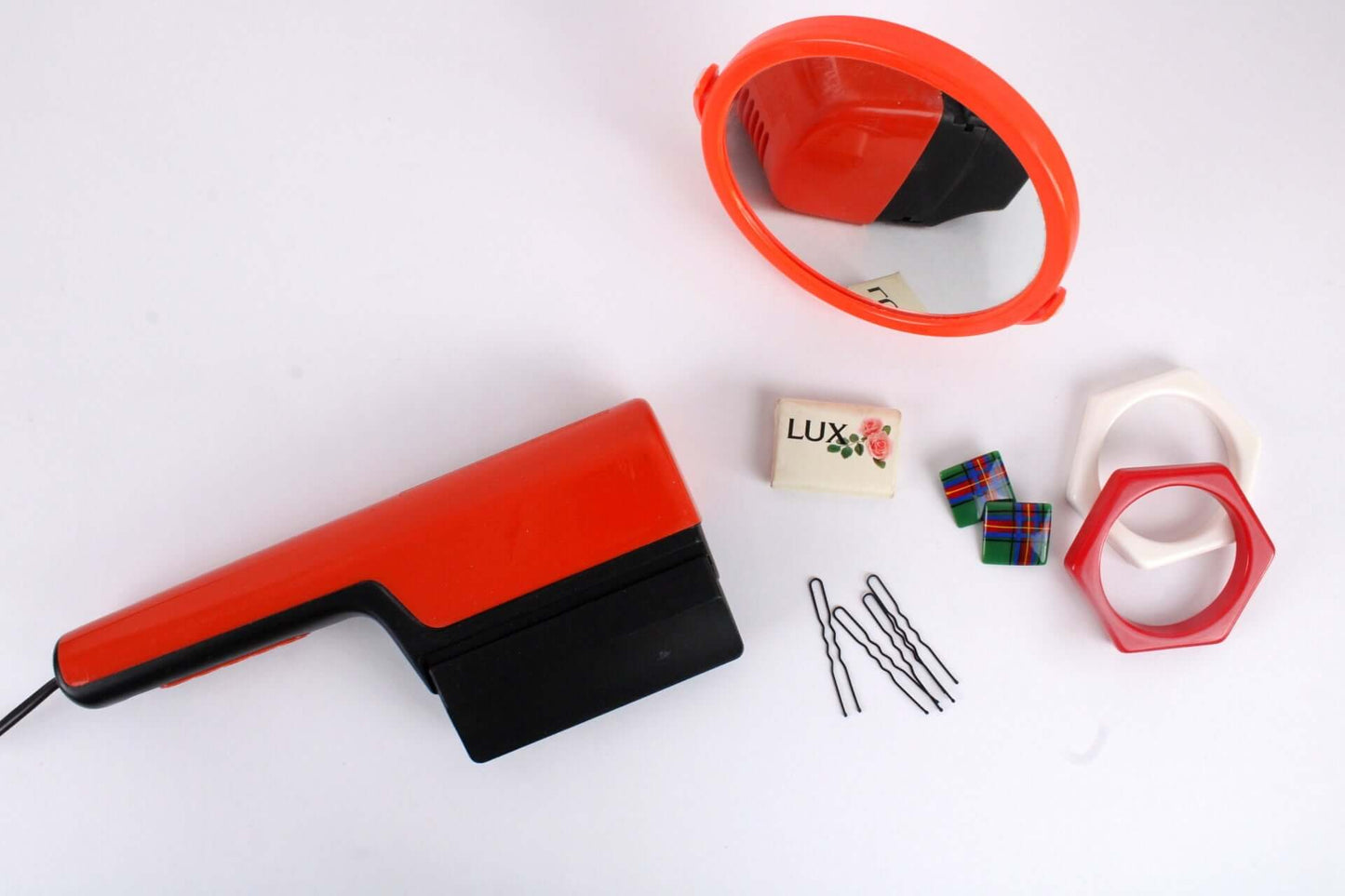 Vintage Sèche cheveux Calor orange vintage