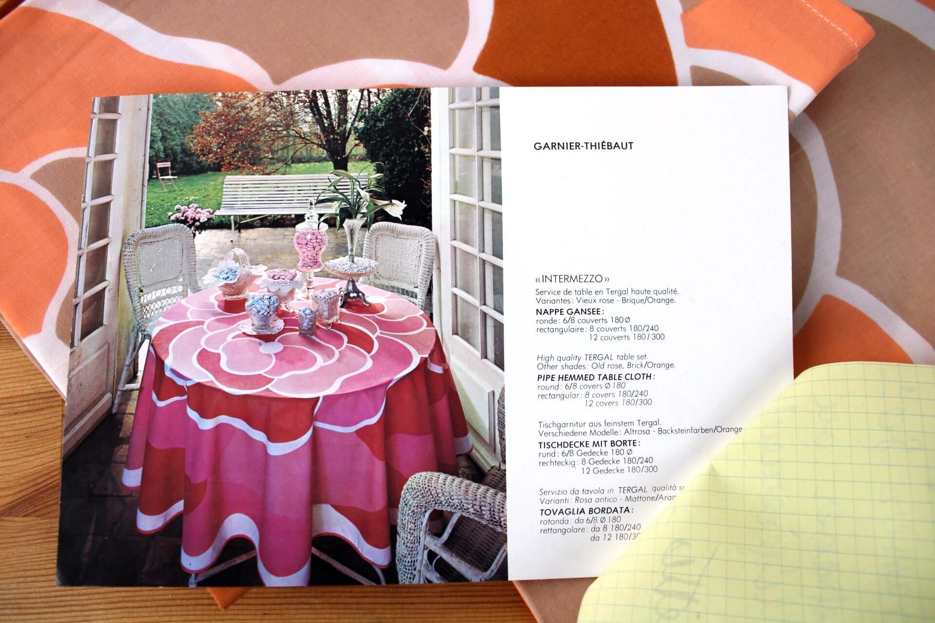 Service de table vintage