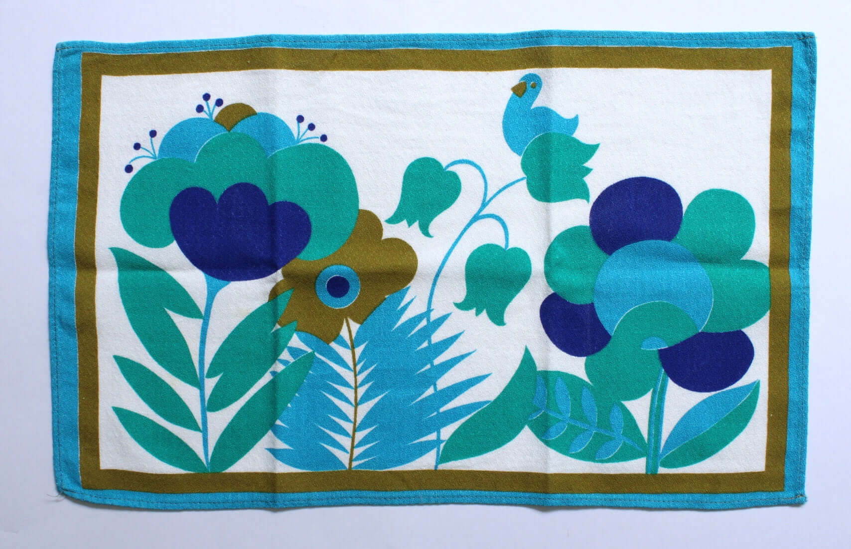 Set de table vintage en crêpe de coton