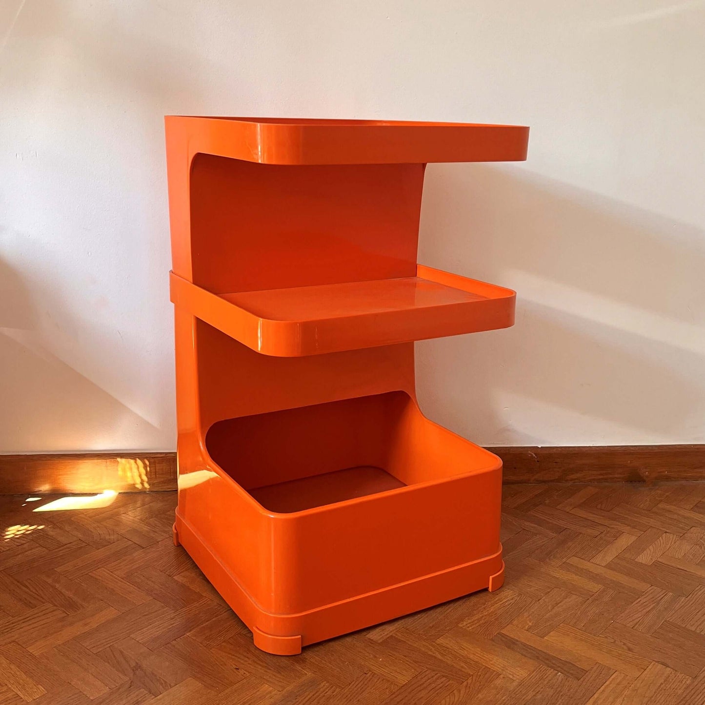 Desserte Flair vintage orange Prisunic