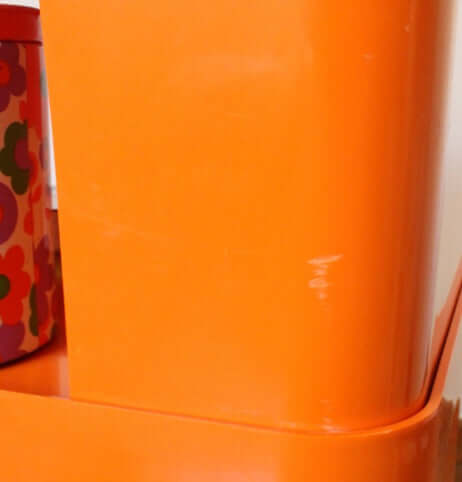 Desserte Flair vintage orange Prisunic