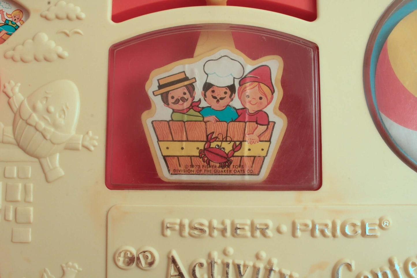 Vintage Tableau d'éveil Activity center Fisher Price