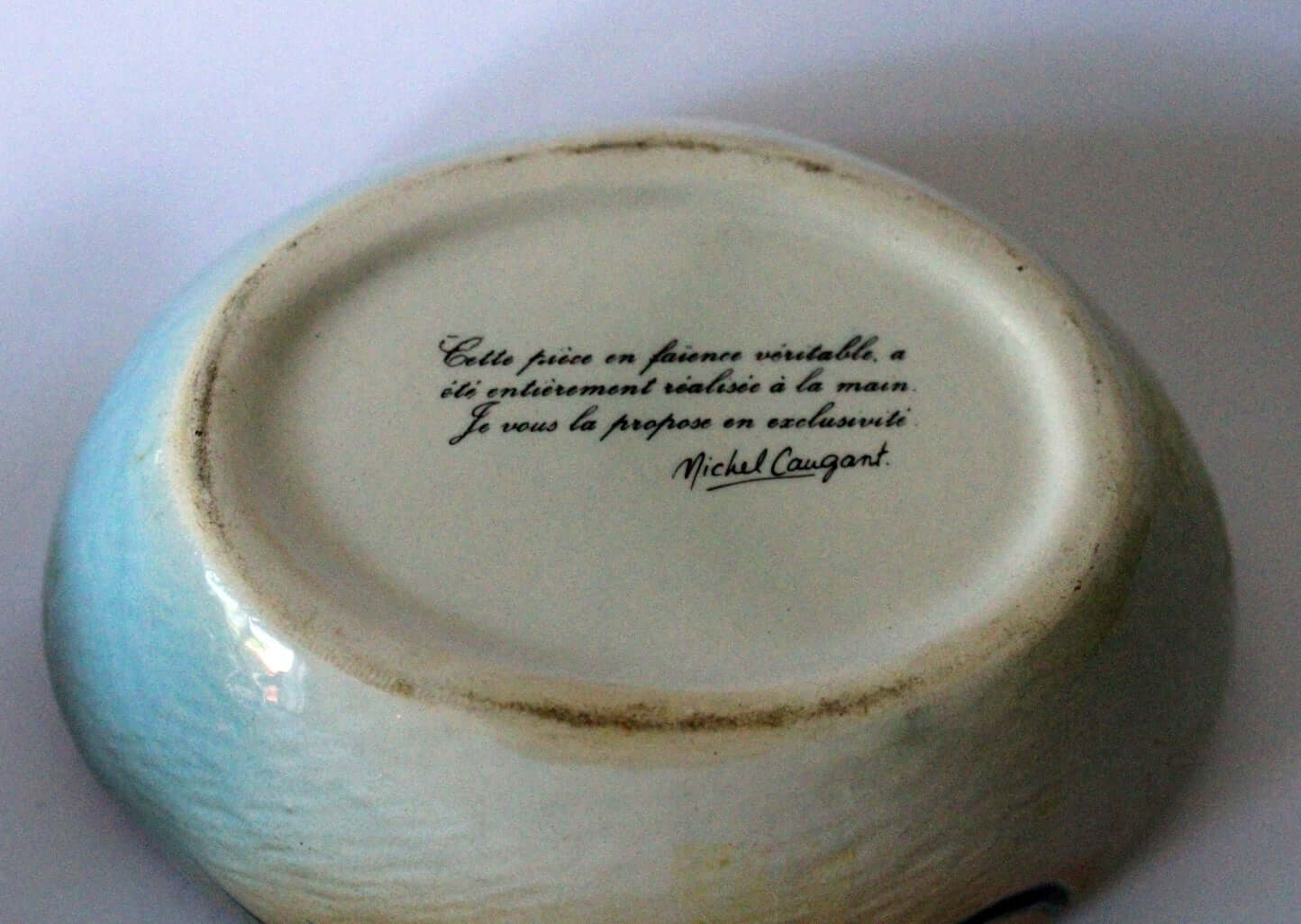 Vintage Terrine en céramique perdrix Michel Caugant