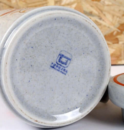 Théière vintage en céramique Tognana