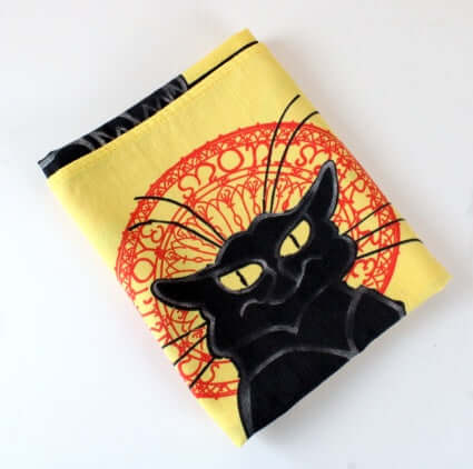 Torchon publicitaire Au chat noir