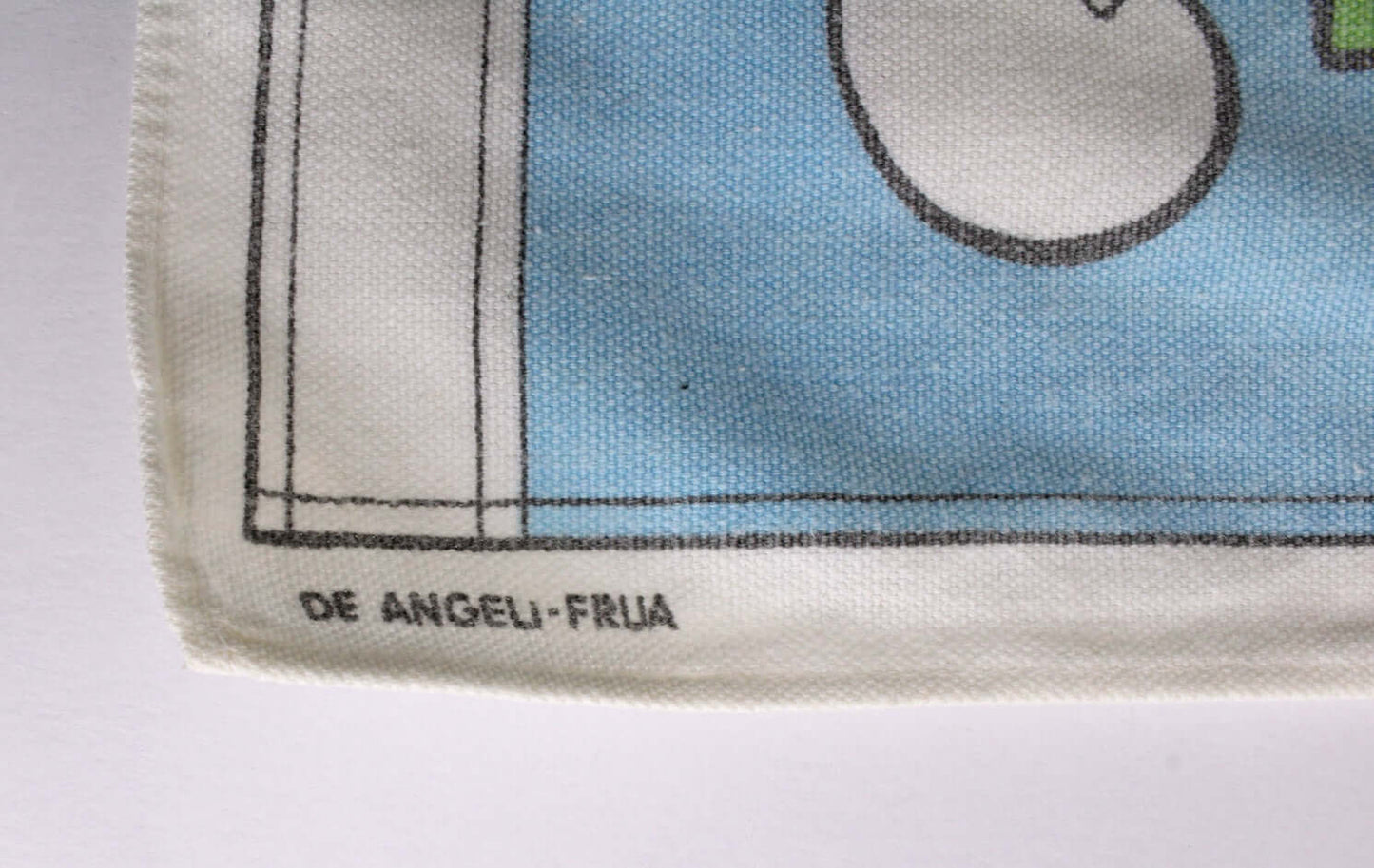 Vintage Torchon motifs fruits coloris pastel