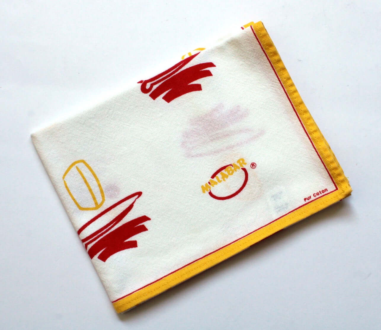 Torchons publicitaires vintages Malabar