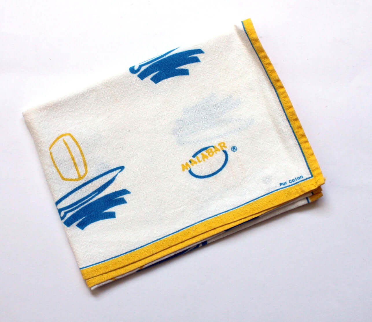 Torchons publicitaires vintages Malabar