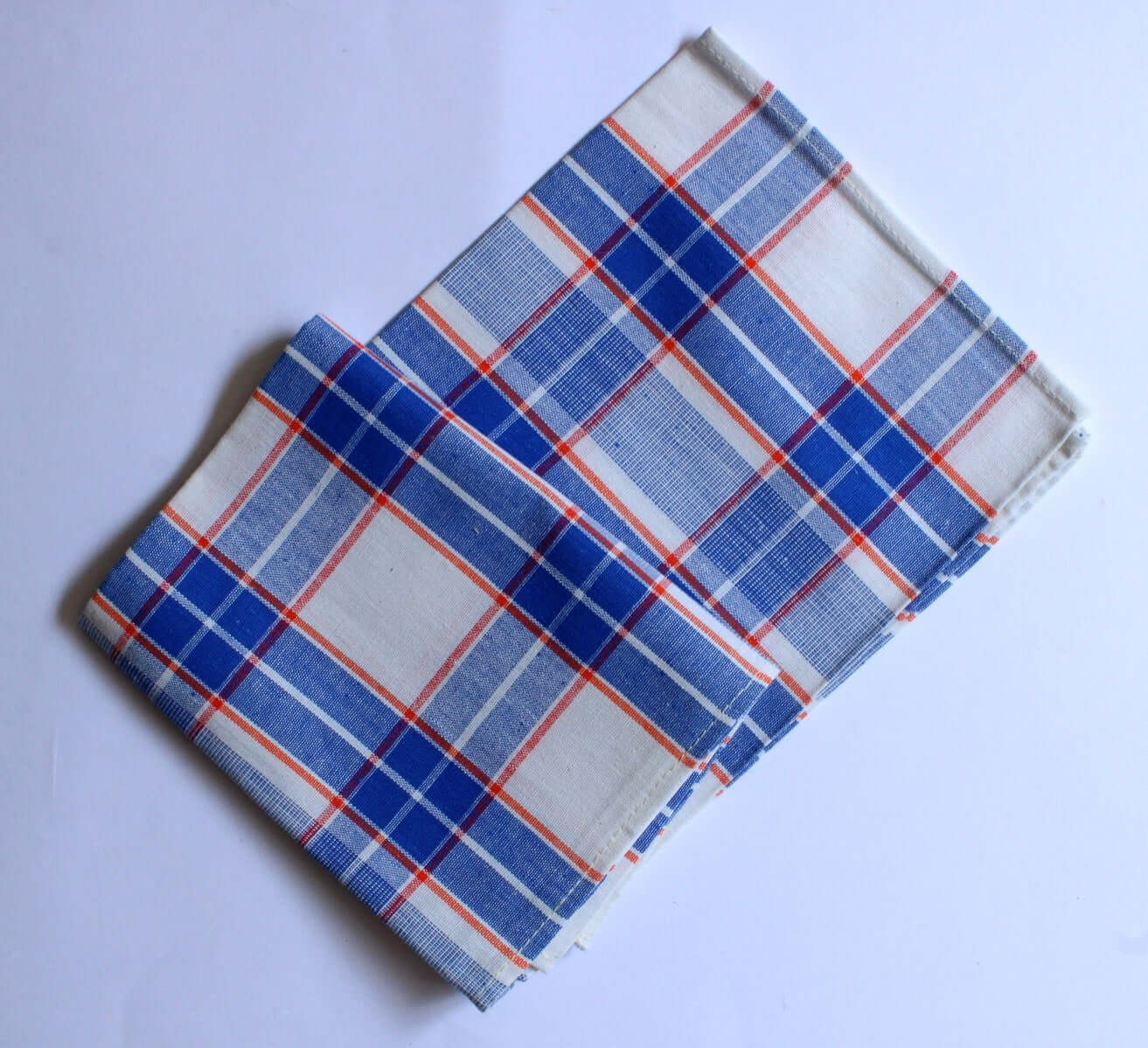 Torchons anciens à carreaux
