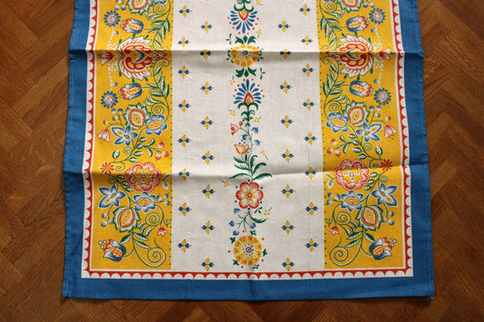 Vintage Torchon frises florales en coton