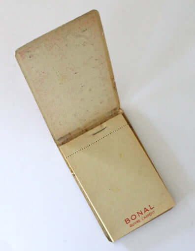 Carnet de commandes Bonal vintage