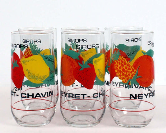 Verres à sirop publicitaires Neyret-Chavin