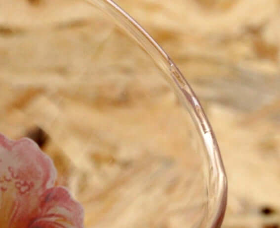 Verres à orangeade vintages motifs floraux