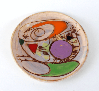 Assiettes en céramique Marie-Christine Treinen Vallauris