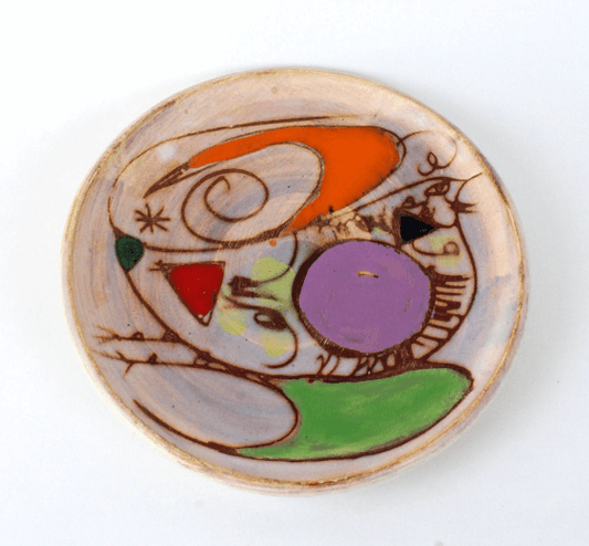 Assiettes en céramique Marie-Christine Treinen Vallauris