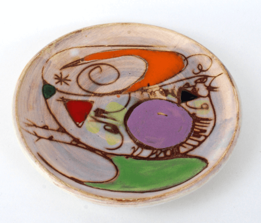 Assiettes en céramique Marie-Christine Treinen Vallauris