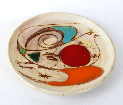 Assiettes en céramique Marie-Christine Treinen Vallauris