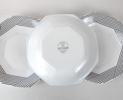 Assiettes creuses Octime Arcopal années 80