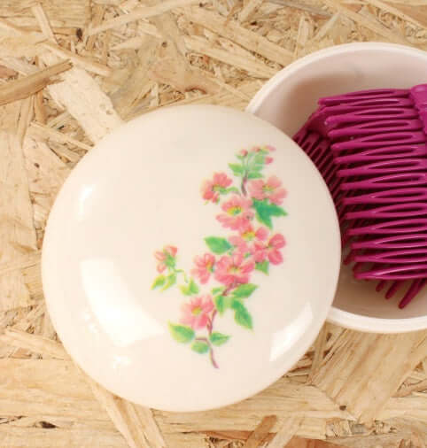 Boîte en plastique vintage Yves Rocher
