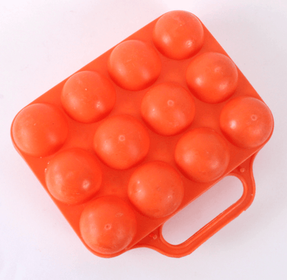 Boîte à Œufs – Plastique Vintage Orange Pop