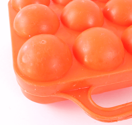 Boîte à Œufs – Plastique Vintage Orange Pop