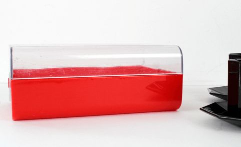Boîte à Sucre Vintage Miflex Rouge 