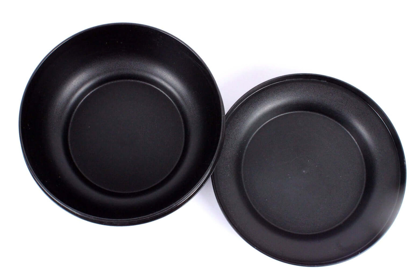 Vintage Boîte ronde Tupperware noire