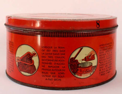 Grande boîte publicitaire vintage O-Cedar