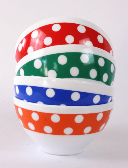 Bols Arcopal Polka – Vaisselle Vintage Années 70/80