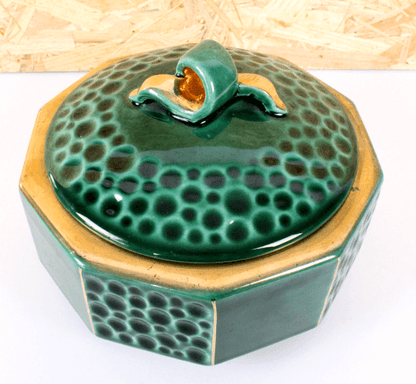 Bonbonnière vintage en céramique L.Priet vintage