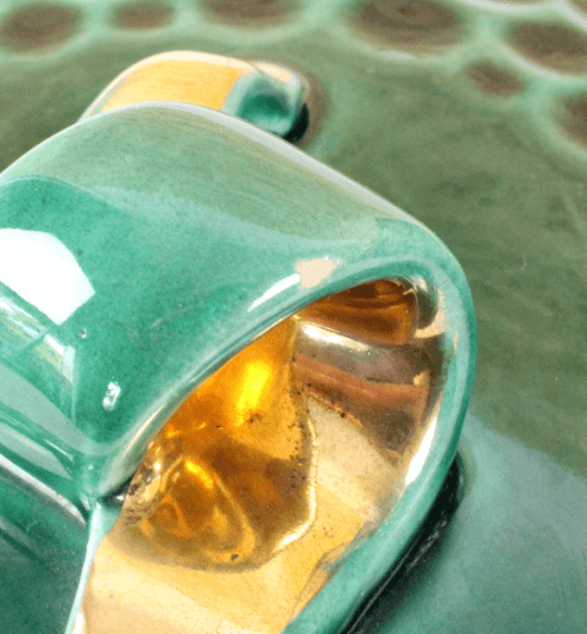 Bonbonnière vintage en céramique L.Priet vintage