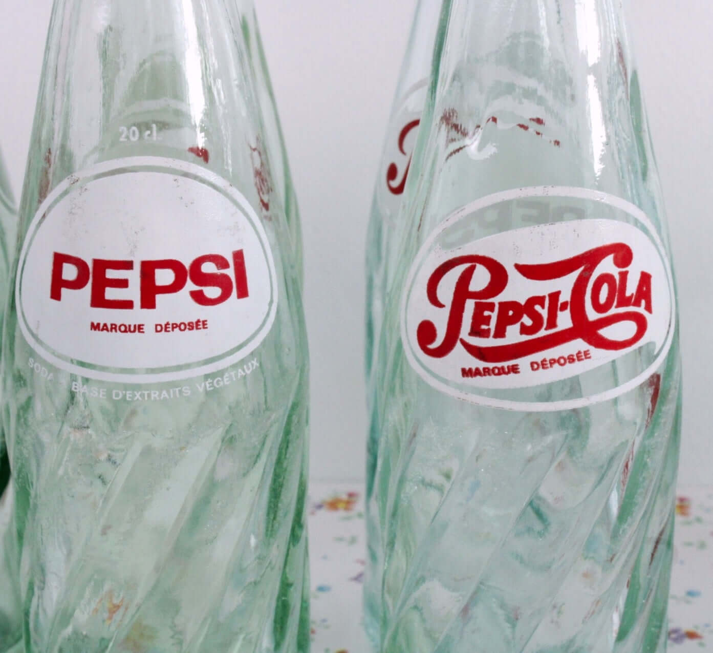 Vintage Bouteilles Pepsi-Cola 1960