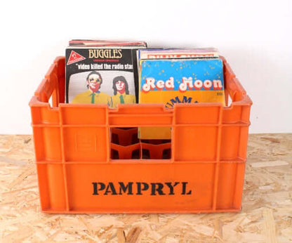 Caisse porte-bouteilles vintage Pampryl - Banga