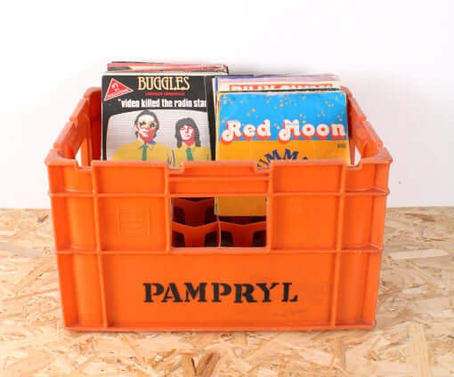 Caisse porte-bouteilles vintage Pampryl - Banga