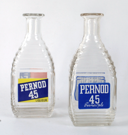 Carafes de bistrot Pernod vintage
