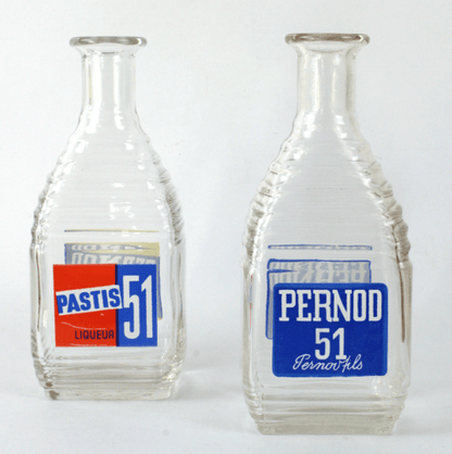 Carafes de bistrot Pernod vintage