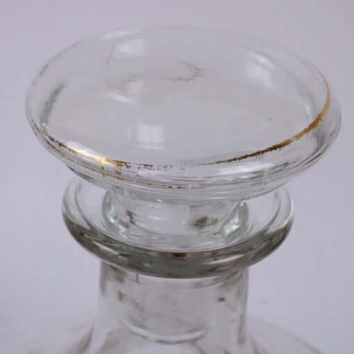 Carafe à vin ancienne, liserés dorés