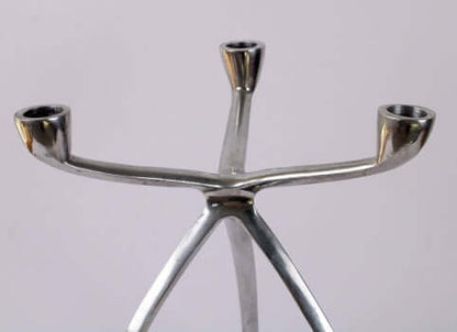 Chandelier tripode aluminium space age