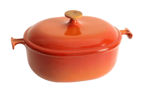 Vintage Cocotte en fonte ovale Le Creuset n°25