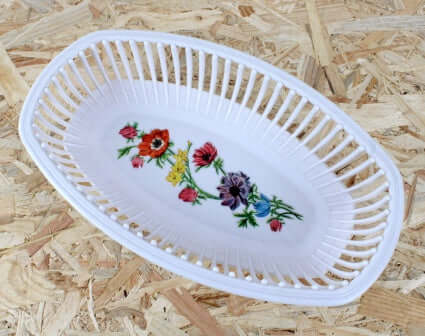 Corbeille en plastique vintage Syla