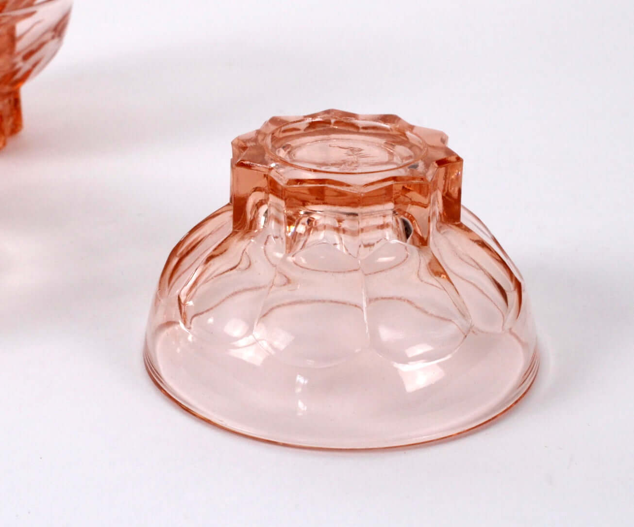 Petites coupes en verre rose Luminarc