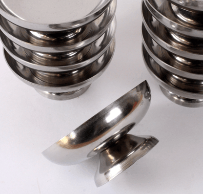 Coupes à glace en inox vintage