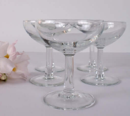 Coupes à champagne Luminarc vintages