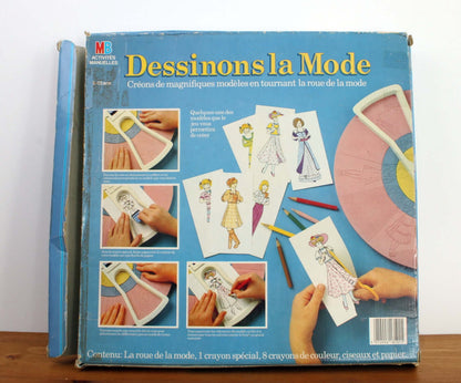 Vintage Jeu Dessinons la mode MB 1981