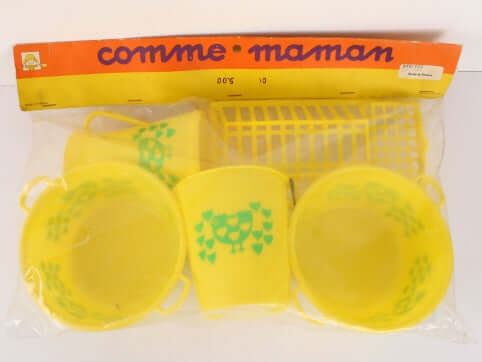 Dinette vintage en plastique "Comme maman"
