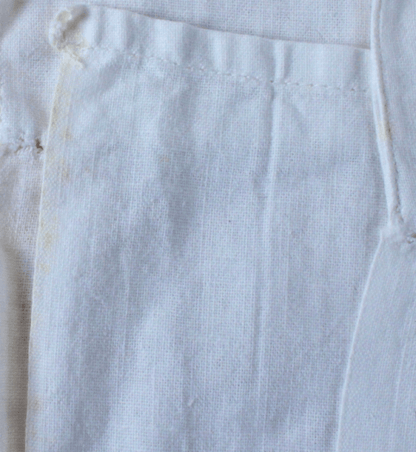 Drap ancien en métis blanc