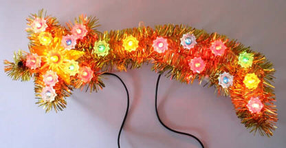 Etoile filante lumineuse vintage pour sapin de Noël