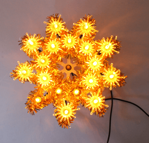 Étoile de Noël électrique vintage