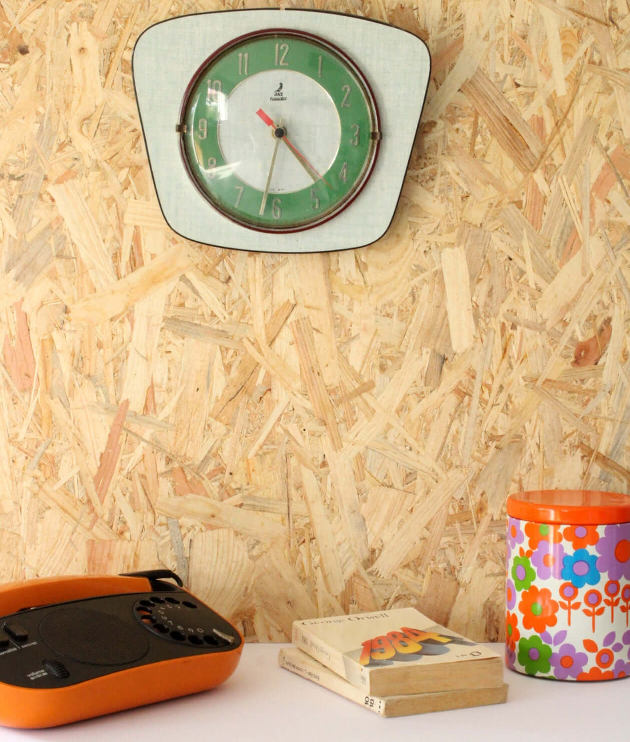 Horloge vintage Jaz en Formica