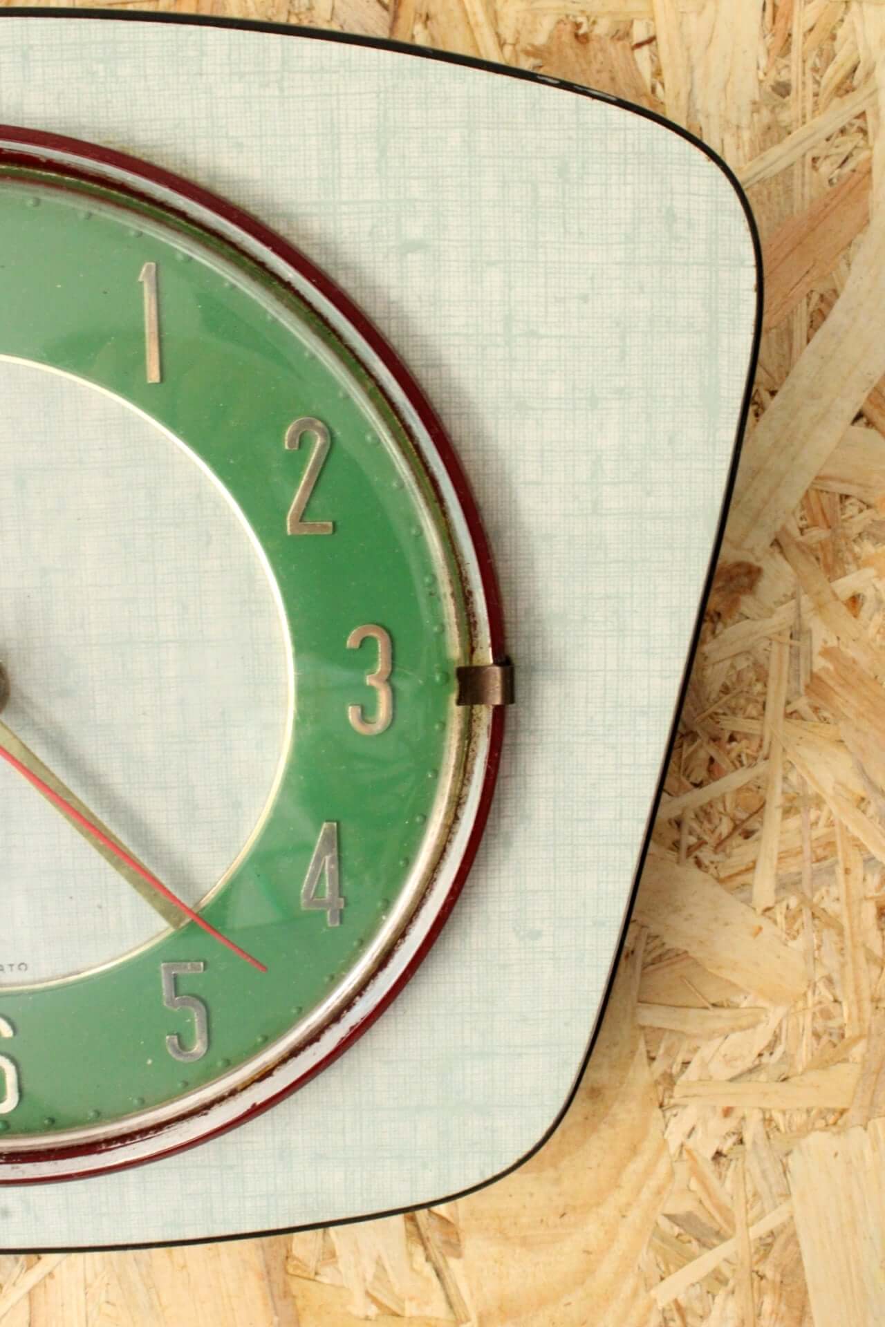 Horloge vintage Jaz en Formica